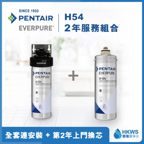 Everpure H-54 直飲濾水設備2年全費