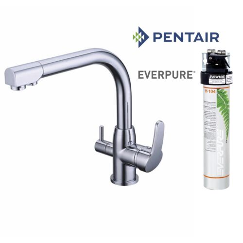 3-in-1 Faucet (Long Type) + Everpure H-104 Lead Removal Filter
