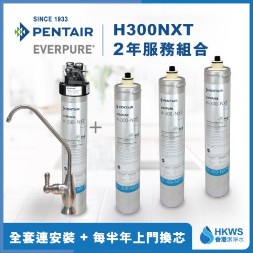 Everpure H300NXT 直飲濾水設備2年全費